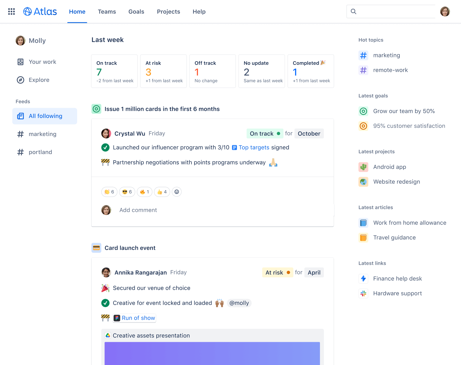 Tracking Goals and Alignment